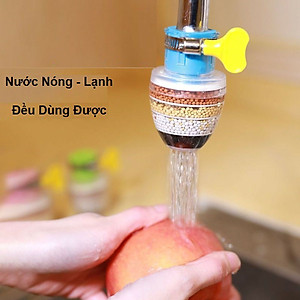 Đầu Lọc Nước Trực Tiếp Tại Vòi 6 Tầng Kèm Cổ Dê Có Co Tăng Giảm Phù Hợp Nhiều Loại Vòi Tiện Lợi Đem Lại Nguồn Nước Tinh Khiết Cho Gia Đình