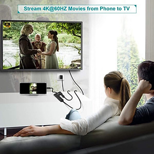 Hub Type C To HDMI 4K 60Hz Và 1 Cổng Type C PD 60W CHOETECH HUB-M03 - Hàng Chính Hãng