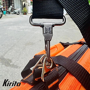 TÚI ĐỰNG ĐỒ NGHỀ CAO CẤP KIRITO NHẬT BẢN Nắp kéo chữ A màu cam đen