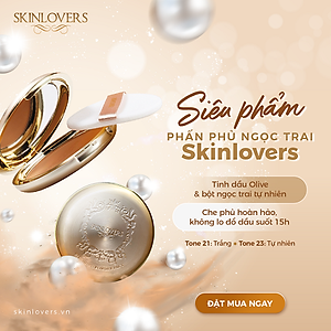 Phấn Trang Điểm Ngọc Trai Eveline Skinlovers Blooming Powder Pact (22g) 