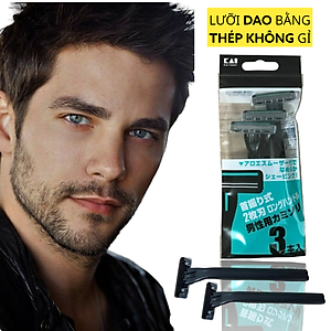 Dao Cạo Râu 2 Lưỡi Kép Kai Razor 00737-GA0023 (Set 3 cây)