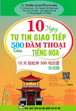 Sách 10 Ngày Tự Tin Giao Tiếp 500 Câu Đàm Thoại Tiếng Hoa