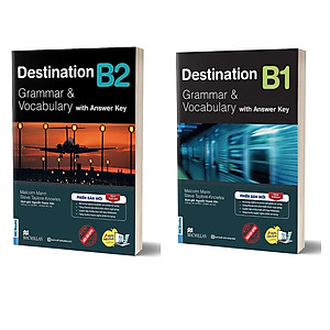Combo 2 Cuốn Sách Destination B1 & B2 Grammar and Vocabulary Kèm Đáp Án