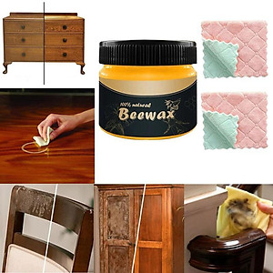 Kem Đánh Bóng Đồ Gỗ Beewax Đa Năng Sáp Ong Đánh Bóng Làm Mới Nội Thất Sáp Tự Nhiên Làm Bóng Bàn Ghế Gỗ Tủ Gỗ Sàn Gỗ- Hàng Loại 1 Chính Hãng