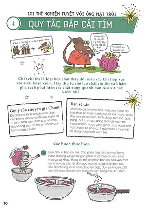 Sách 101 Thí Nghiệm - Tuyệt Vời Ông Mặt Trời (Tập 4)
