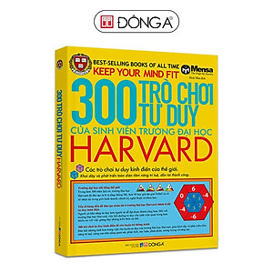 Combo 2 Cuốn 300 Câu Đố và 300 Trò Chơi Tư Duy Của Sinh Viên Trường Đại Học Harvard