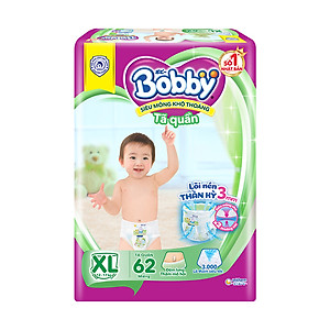 Tã quần Bobby Siêu thoáng M76/L68/XL62/XXL56