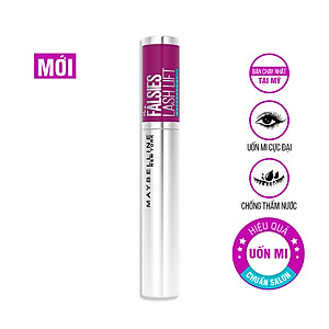 Mascara Uốn, Làm Dày và Dài Mi Tức Thì Maybelline Falsies Lash Lift không lem không trôi Waterproof 8.6ml
