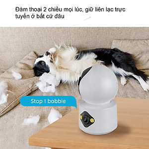 Camera Yoosee 2 MẮT KÉP Trong Nhà 10MPX Xoay 360 Độ, Xem Đêm Có Màu, Có Đàm Thoại, Bảo Hành 12 Tháng, Hàng Nhập Khẩu