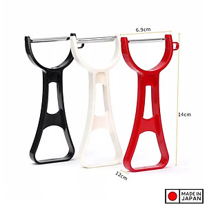 Dụng cụ bào vỏ lưỡi thép Echo Metal loại cán thẳng hàng Made in Japan