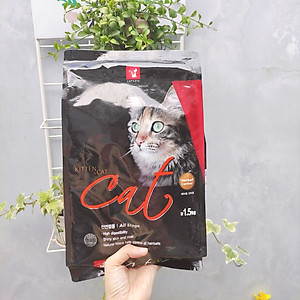 Thức Ăn Hạt Khô Cho Mèo Mọi Lứa Tuổi, Hạt Mèo Cat Eye Hàn Quốc Túi 1.5kg