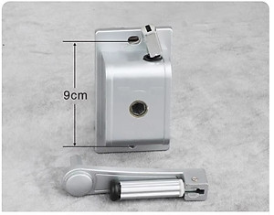 Bộ linh kiện giàn phơi đơn, Lắp cho 1 thanh phơi, Củ quay 1 trục quay, Hợp với không gian hẹp chỉ lắp 1 thanh phơi