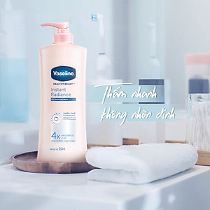 Combo 2 Sữa dưỡng thể dưỡng sáng da tức thì VASELINE Healthy Bright Instant Radiance 320ML/chai