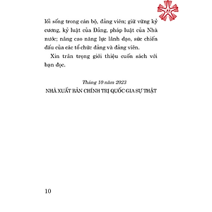Hồ Chí Minh và Đảng Cộng sản Việt Nam về nêu gương và trách nhiệm nêu gương (bản in 2023)