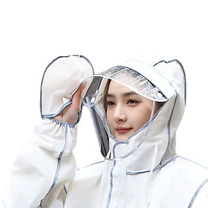  Áo Mưa Thời Trang Gấu Nice - Áo Mưa 1 Người Đi Xe Máy Đi Xe Đạp