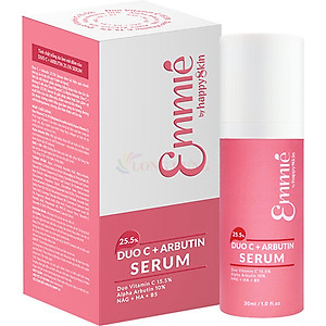 Tinh chất làm mờ đốm nâu, thâm nám Emmié Duo C + Arbutin 25.5% Serum (30ml) - Hàng chính hãng