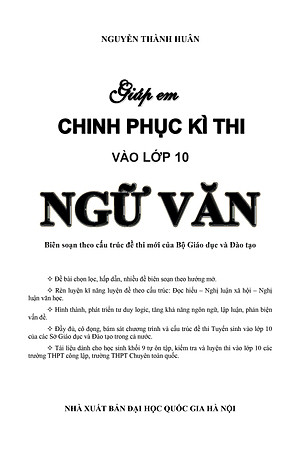 Sách Giúp Em Chinh Phục Kì Thi Vào Lớp 10 Ngữ Văn