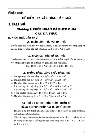 Sách 100 Đề Kiểm Tra Toán 8
