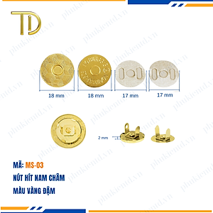 Nút hít nam châm túi xách, Nút nam châm túi xách, Nút nam châm gắn túi mạ điện độ bền 5-8 năm