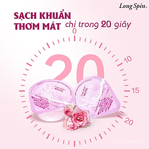 Nước súc miệng bỏ túi OKINA dòng LONG SPIN ROSE Nhật Bản hương Hoa Hồng – Hộp 42 hũ x 14ml