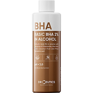 Dung dịch tẩy tế bào chết DrCeutics Basic BHA 2% In Alcohol  (100ml/200ml) - Hàng chính hãng