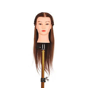 Mua 75% Human Hair Training Head Mannequin Head for Braiding Hair Styling Hair Cuting Perming Practice 24'' Manikin Head for Mua 75% Human Hair Training Head Mannequin Head for Braiding Hair Styling Hair Cuting Perming Practice 24'' Manikin Head for