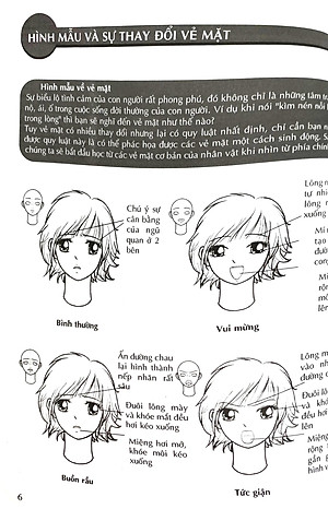 Vẽ Truyện Tranh Phong Cách Nhật Bản - Biểu Cảm