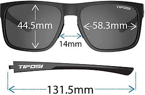 Kính mát thể thao Unisex Tifosi Swick - Gọng Brown Fade, Tròng Brown