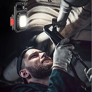 Đèn LED Mini Móc Khóa Siêu Sáng Tiện Dụng PaKaSa,  Đèn Pin COB Dã Ngoại Thường Ngày, Sạc TYPE-C Tiện Dụng Dung Lượng PIN 500mAh- HÀNG CHÍNH HÃNG