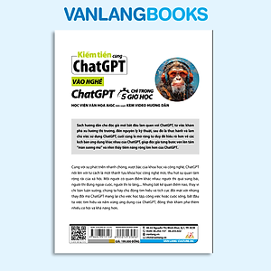 Kiếm Tiền Cùng ChatGPT - Vào Nghề ChatGPT Chỉ Trong 5 Giờ Học - Vanlangbooks