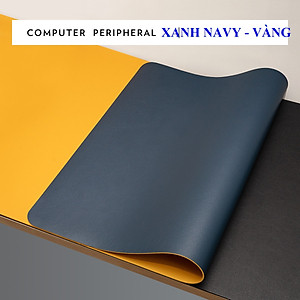 Tấm Lót Chuột, Miếng Lót Chuột, Chất Liệu Da PU 2 Mặt, Lót Chuột Cỡ Lớn 90x45cm và 80x40cm, Pad Chuột Kiêm Thảm Da Trải Bàn Làm Việc - Hàng Chính Hãng