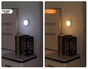 Đèn LED cảm ứng, cảm biến thông minh không dây, Pin sạc, nhận diện người có nam châm gắn tường xoay 360 độ làm đèn học, cho phòng ngủ, nhà vệ sinh, cho tủ quần áo, cầu thang, ban công, hành lang - MH2011
