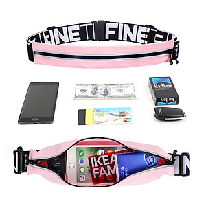 Đai chạy bộ đựng điện thoại Rhino B203 vô hình chống trộm, đeo thắt lưng nam nữ, màu đen xanh hồng, tiện dụng khi đi chơi, dã ngoại, hoạt động ngoài trời, yoga, leo núi, chạy, đi bộ, đạp xe, tập gym, cầu lông- Chính hãng Rhino Store