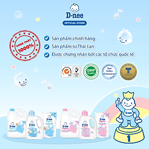 Nước Giặt Quần Áo Cho Bé D-nee - Chai 960ml (Hồng)