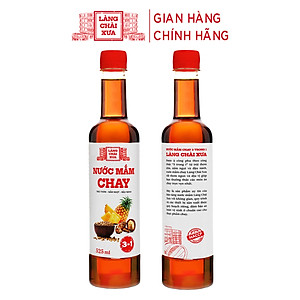 Đặc Sản Phan Thiết - Thùng 6 Chai Nước Mắm Chay 3 Trong 1 Làng Chài Xưa 525Ml Trái Thơm Nấm Ngọt Đậu Nành 300 Năm Truyền Thống