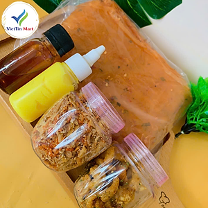 Combo Bánh Tráng Phơi Sương Tóp Mỡ Hành Phi 350G VIETTIN MART