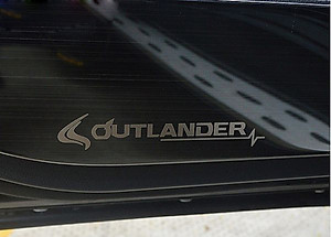 Bộ ốp Titan chống trầy xước Tapli, Táp li dành cho xe Mitsubishi Outlander 