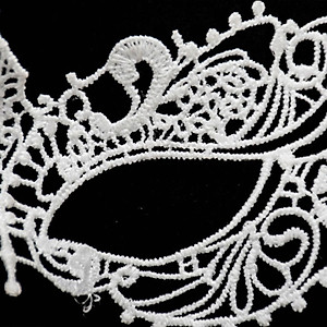 Mặt nạ ren Cosplay cho nữ - Màu trắng