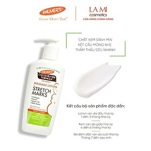 Dưỡng thể ngừa rạn da đầu thai kì Palmer's 250ml