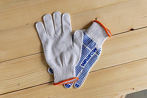 GĂNG TAY DỆT KIM & CÓ ĐỐM CHẤM NHỰA PVC XL WKG1801 WADFOW - HÀNG CHÍNH HÃNG