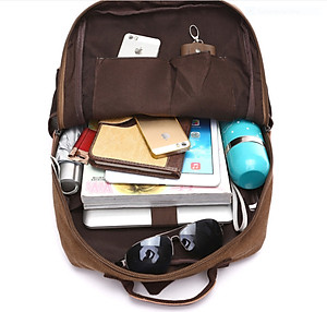 Balo nam vải canvas cao cấp phong cách mới 15,6"