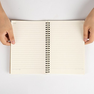 Sổ Tay Ghi Chép Lò Xo Kẻ Ngang B5 Gáy Xoắn 120 Trang Deli - Phù Hợp Làm Sổ Kế Hoach Planner, Viết Nhật Kí, Tập Vở Học Sinh Sổ Tay Văn Phòng - Màu Ngẫu Nhiên - ELB560 ELPB560