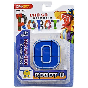 Đồ Chơi Lắp Ráp Biến Hình Robot Chữ Số 0 - Cresta DK81222