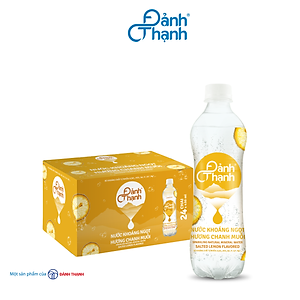 Lốc 6 chai Nước Khoáng Thiên Nhiên Có Ga Đảnh Thạnh Khoáng Chanh Muối 430ml