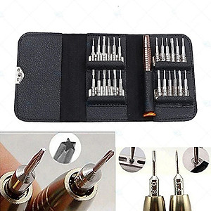 Bộ Tua Vít Sửa Chữa Điện Thoại , Mắt Kính , Đồng Hồ ..vv.. 25 đầu - Hàng chính hãng 