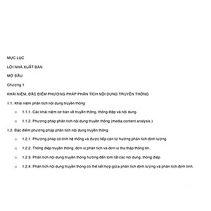 Sách - Phương pháp phân tích nội dung Truyền thông, Lý luận và thực tiễn