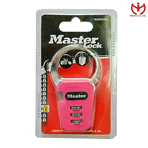 Ổ khóa số Master Lock 1550 DCOL móc càng cua dùng khóa vali ba lô hành lý - MSOFT