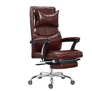 Ghế Giám Đốc Văn Phòng D439 Ngả Lưng kèm 2 Gối - Gác Chân - Siêu Êm - Phân Khúc Trung Lưu dành cho người đau lưng ngồi lâu.