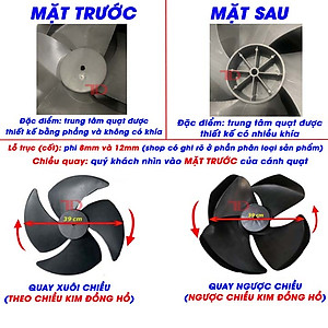 Cánh quạt dùng cho máy làm mát hơi nước các loại