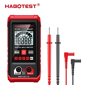 Đồng Hồ Vạn Năng Kỹ Thuật Số Mini HT123 - Đo Điện Áp AC/DC Tự Động, Thông Minh